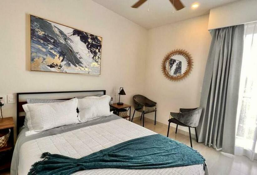 Loft In Bucerias Golden Zone, One Block From Beach