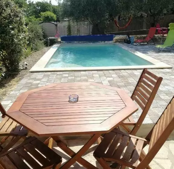 Petite Villa Avec Piscine Chauffée