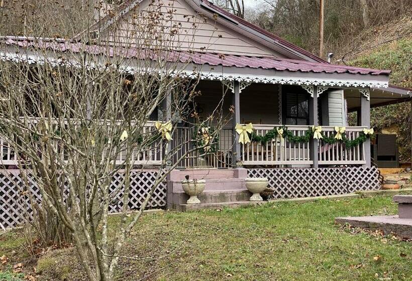 Plum Crooked Poets Cottage   Walk To Town   Luxury King Bed   Near Asheville   Excellent Wi Fi