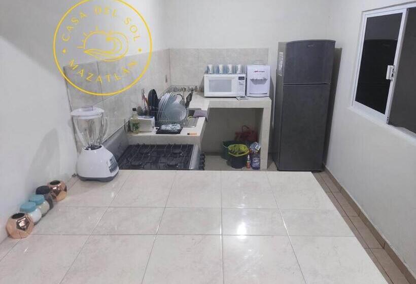 Casa Del Sol ~ Depa Completo 2do Piso En Mazatlán