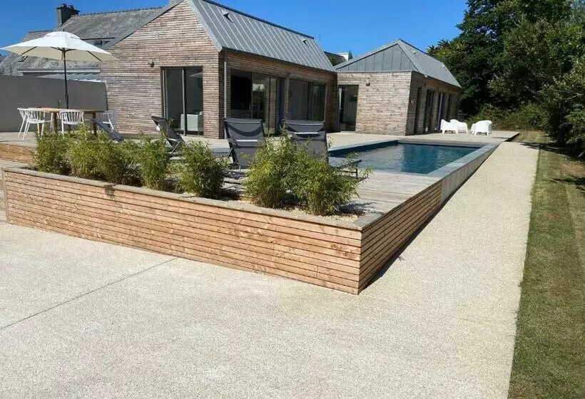Magnifique Villa Avec Piscine, à 5 Min Des Plages