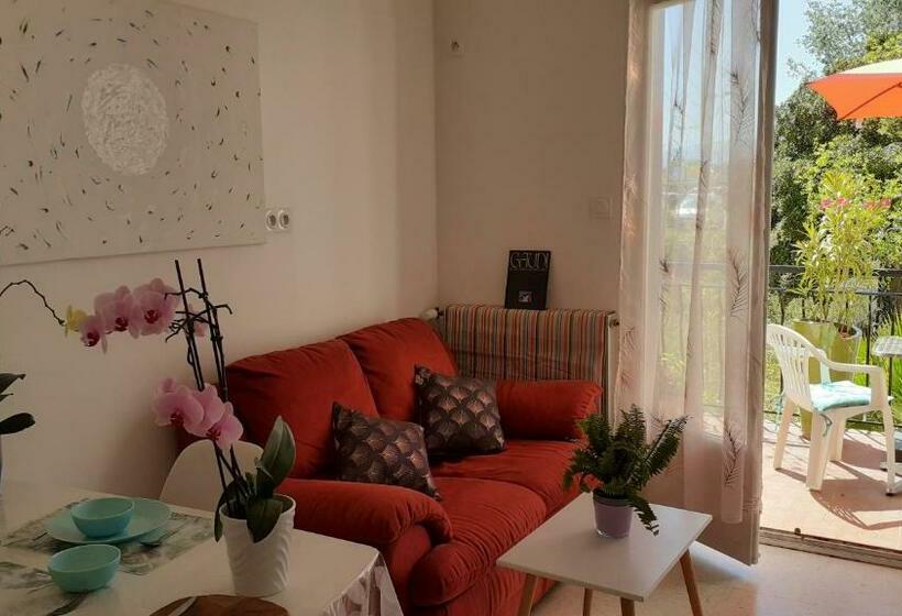 Bel Appartement Avec Grande Terrasse Ensoleillée Et Jardin