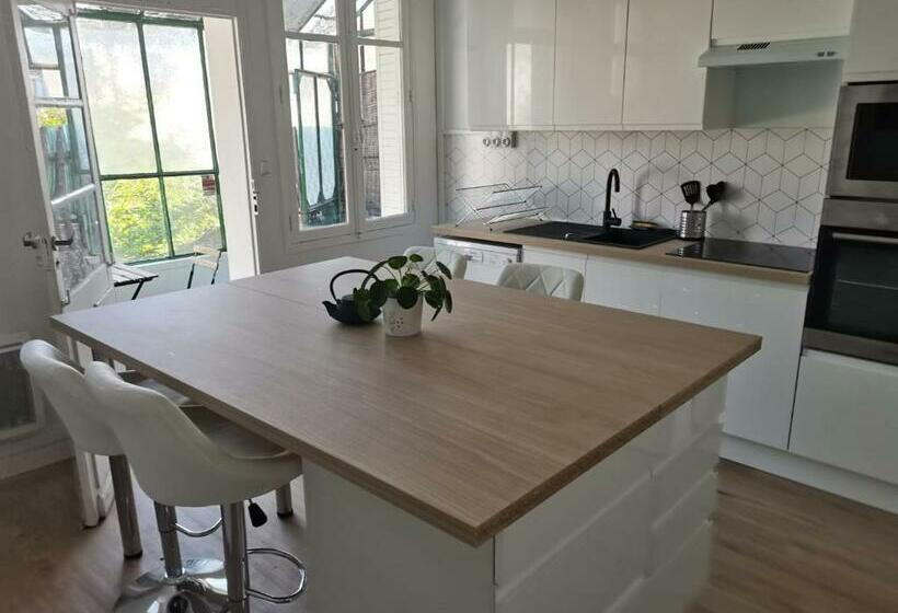 Belle Maison 12p 6 Couchages Tours Centre Avec Jardin