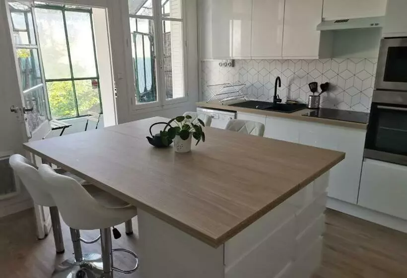 Belle Maison 12p 6 Couchages Tours Centre Avec Jardin