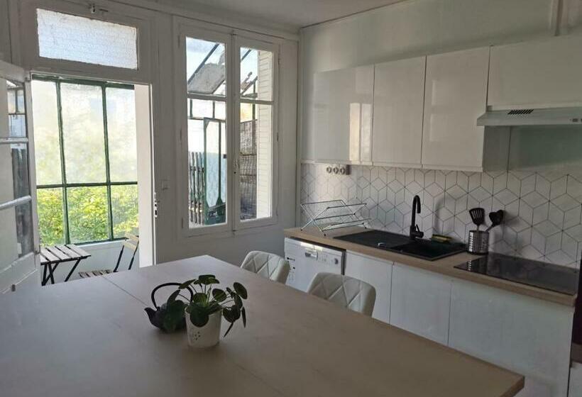 Belle Maison 12p 6 Couchages Tours Centre Avec Jardin