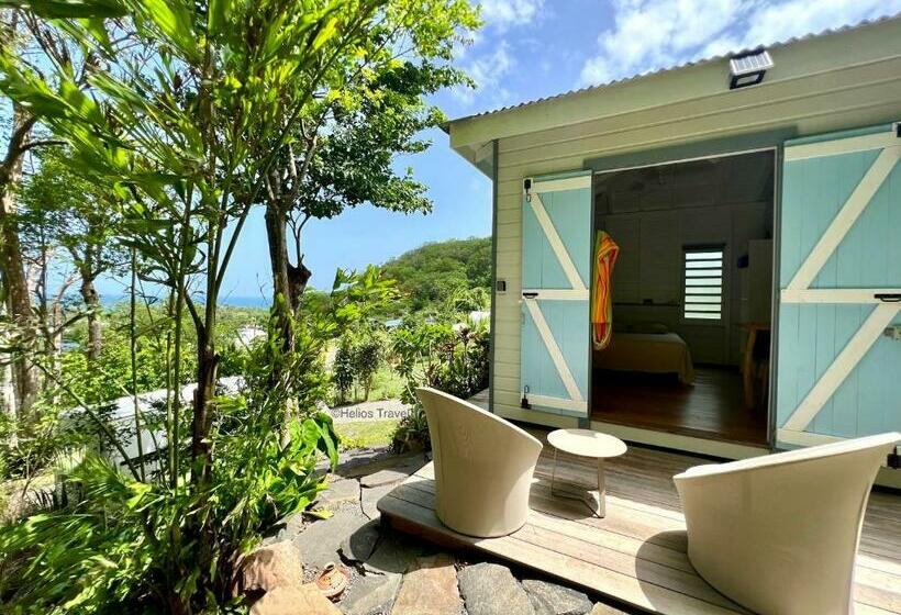 Majatalo Le Surf Lodge, Chambre Avec Vue Mer Dans Un écrin De Verdure