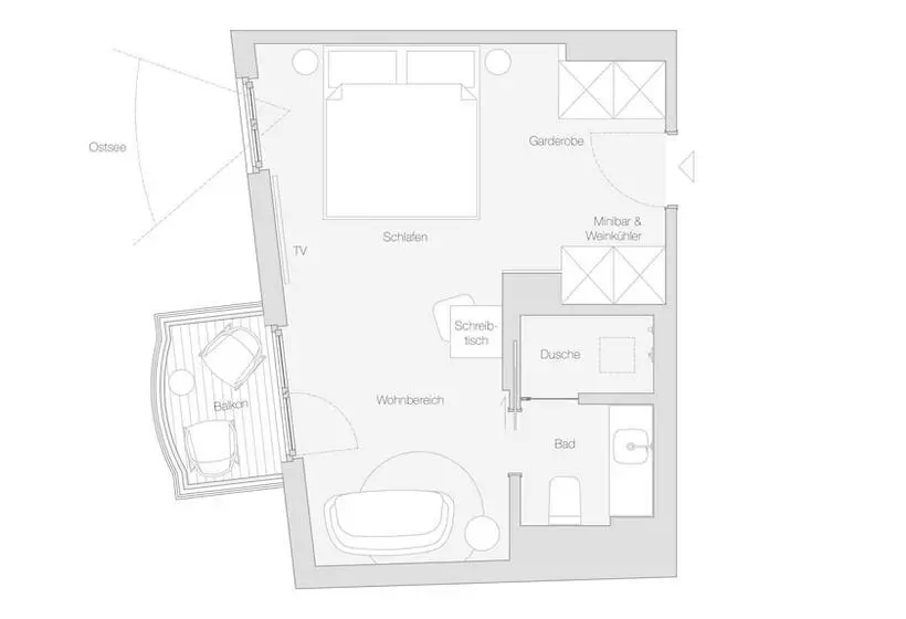 Residència Baltic Hideaway Beach Hotel Warnemünde