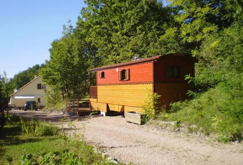 Aamiaismajoitus (B&B) Les Roziers   Roulotte
