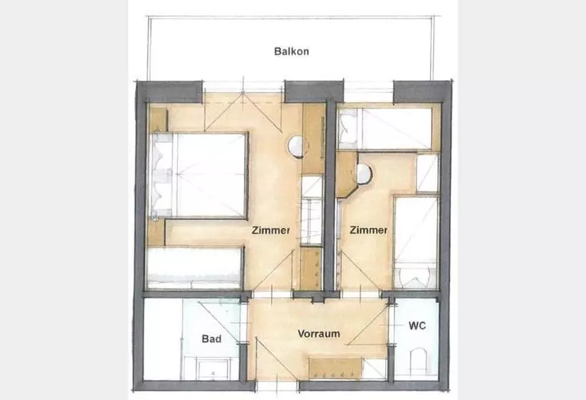 Aamiaismajoitus (B&B) Gästehaus Mirzl