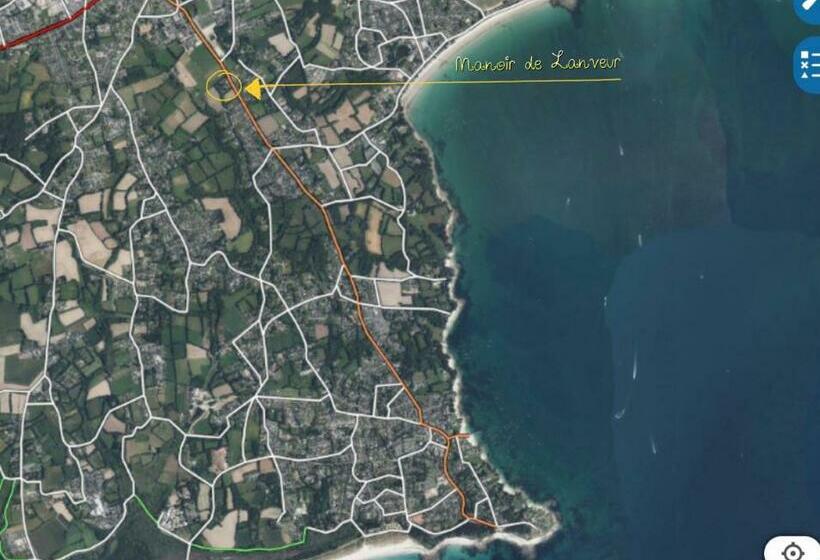 مبيت وإفطار Manoir De Lanveur