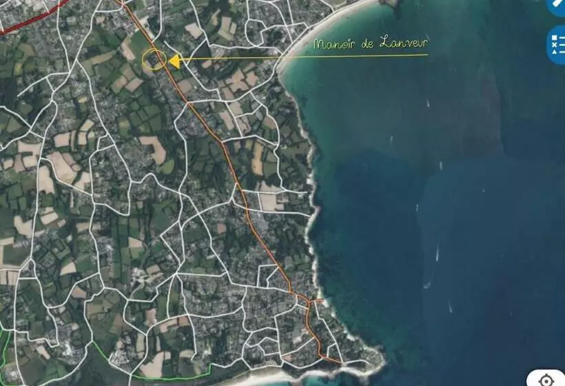 Aamiaismajoitus (B&B) Manoir De Lanveur