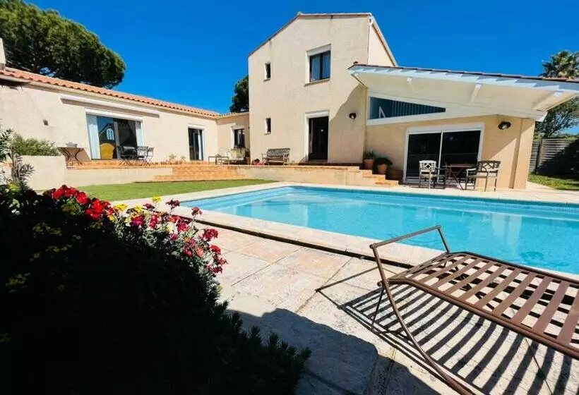ペンション Annexe Des Pins Studio Gîte Avec Piscine & Climatisation
