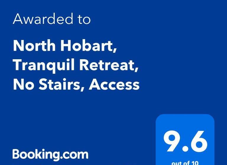 North Hobart, Tranquil Retreat, No Stairs, Access