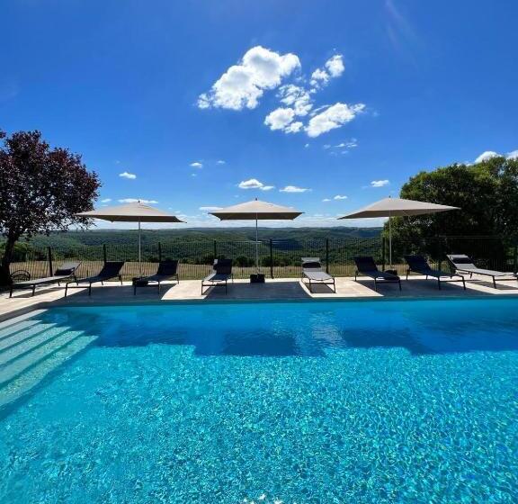 בית מלון כפרי Hôtel Les Vieilles Tours Rocamadour