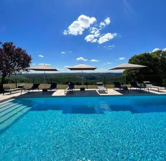 ホテル Hôtel Les Vieilles Tours Rocamadour