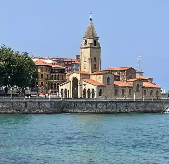 Corazon De Gijon, A 1 Min De Playa, Bares Y Puerto