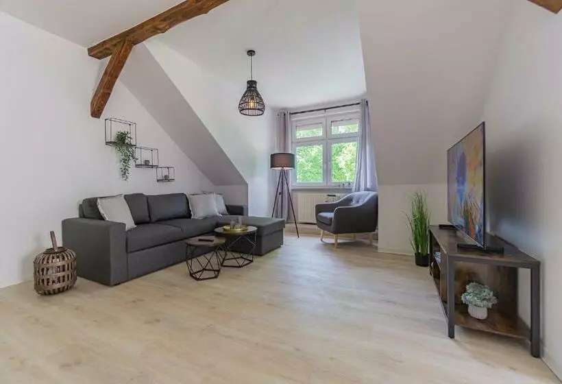 Lausitz Apartment, 80m2, Waschtrockner, 2 X Parkplätze, Küche, Netflix