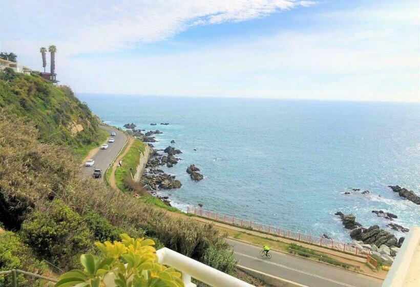 Amplio Depto Con Vista A Playa Los Lilenes