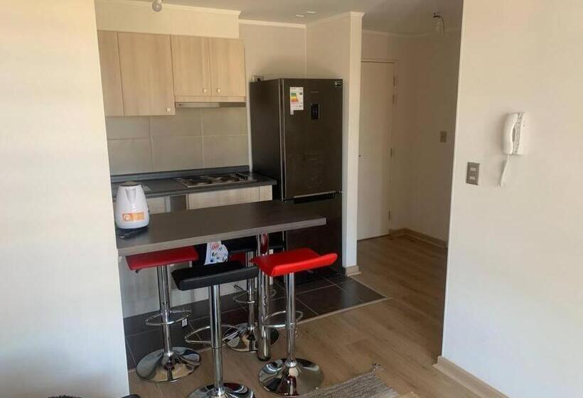 Depto Full Equipado Con Estacionamiento Y Piscina