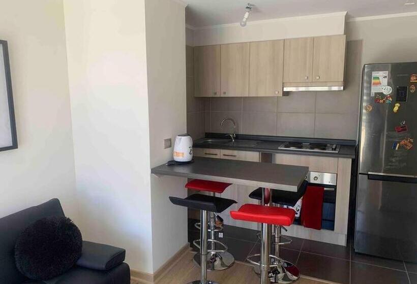 Depto Full Equipado Con Estacionamiento Y Piscina