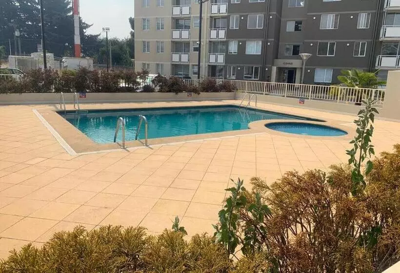 Depto Full Equipado Con Estacionamiento Y Piscina