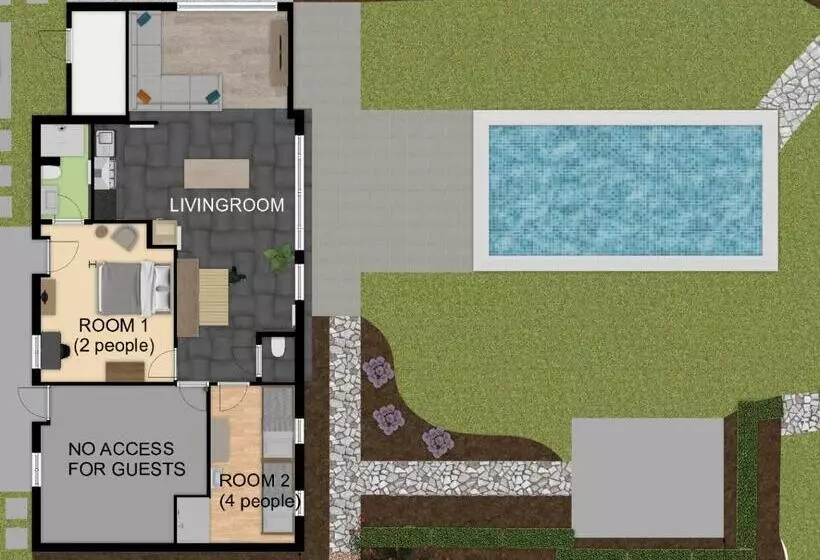 Aamiaismajoitus (B&B) D Oude Smidse