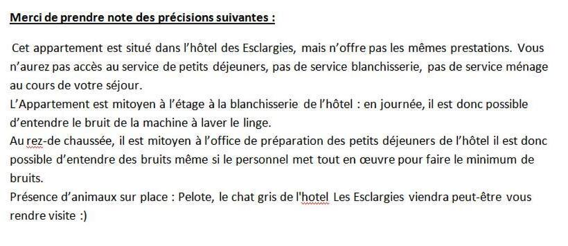 L Appartement Des Esclargies