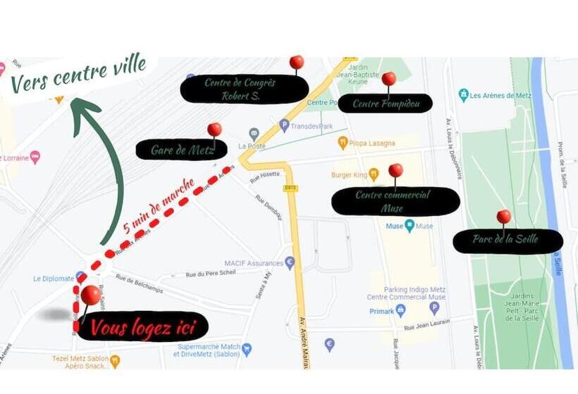 Studio Classé Haut De Gamme Metz Gare