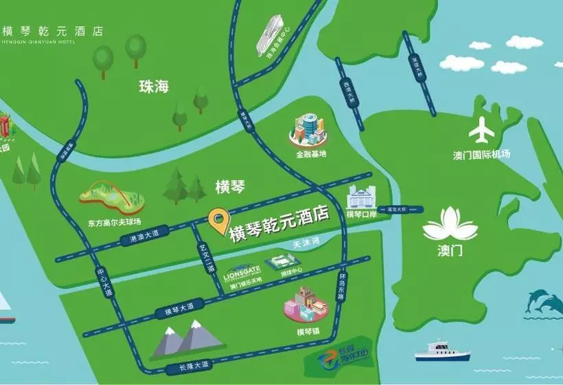 ホテル Zhuhai Hengqin Qianyuan