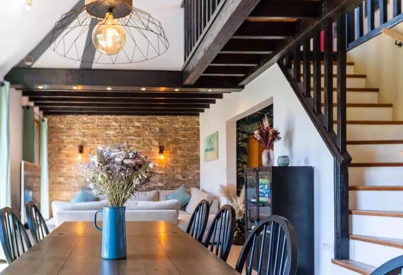 Superbe Maison Avec Piscine Et Jacuzzi Dans Les Dunes