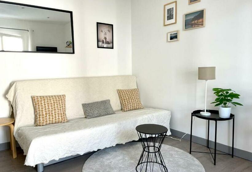 #dd L écrin Studio Ile Verte Balcony