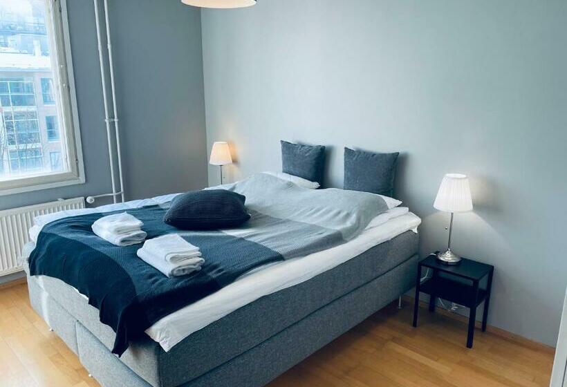 Ruoholahti Apartment With Private Sauna