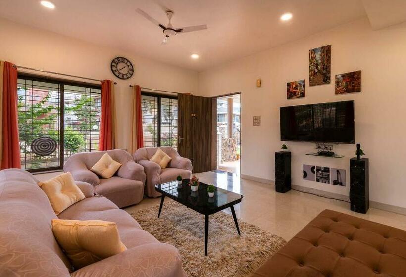 Stayvista S Moonlit Hills Retreat With Pool, Scenic View, And Indoor Games