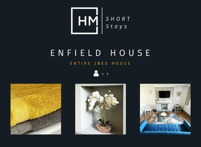 Enfield House   Beautiful 2 Bed   Good Transport Free Parking