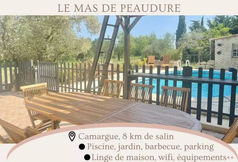 Mas Provençal De 120m2 En Camargue, Avec Piscine Et Parking Inclus, Idéal Pour Des Vacances