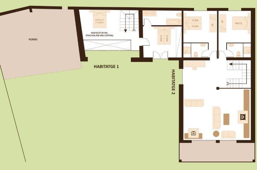 Casa Rural Con Jardín Privado