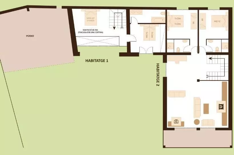 Casa Rural Con Jardín Privado