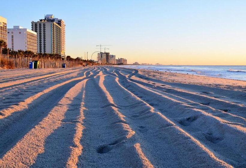 אתר נופש Stunning Ocean Front 2bedroom In Heart Of Myrtle Beach New 50 Smart Tv