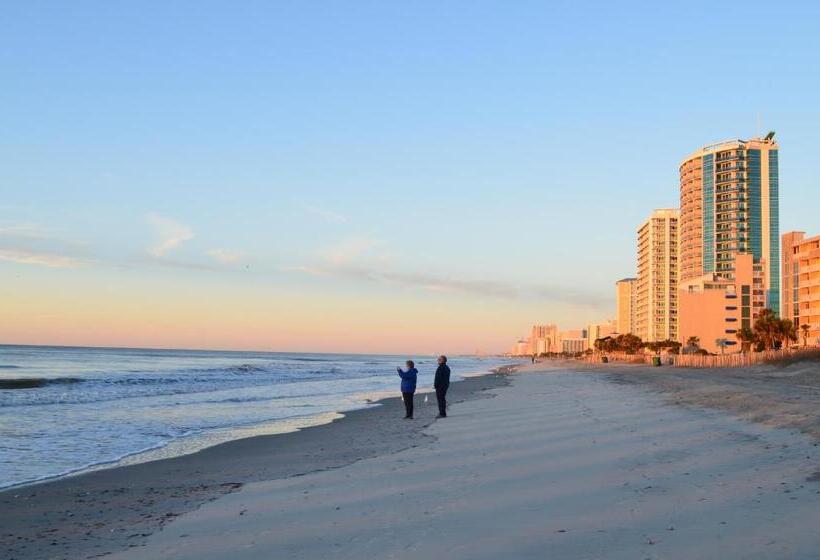 אתר נופש Stunning Ocean Front 2bedroom In Heart Of Myrtle Beach New 50 Smart Tv