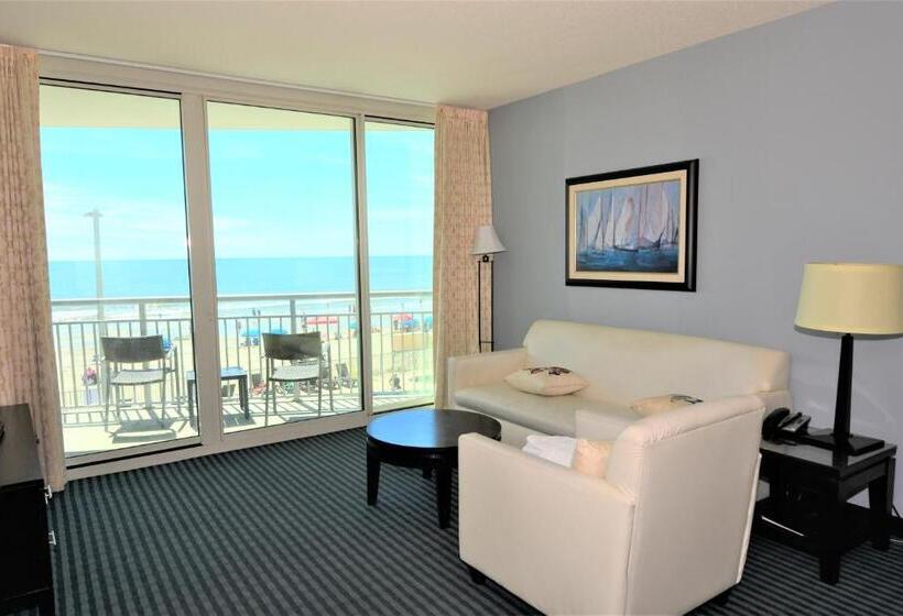 אתר נופש Stunning Ocean Front 2bedroom In Heart Of Myrtle Beach New 50 Smart Tv