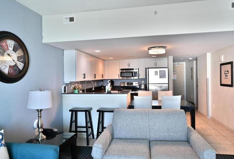 אתר נופש Stunning Ocean Front 2bedroom In Heart Of Myrtle Beach New 50 Smart Tv