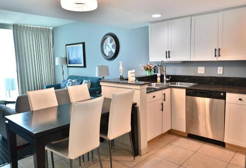 אתר נופש Stunning Ocean Front 2bedroom In Heart Of Myrtle Beach New 50 Smart Tv