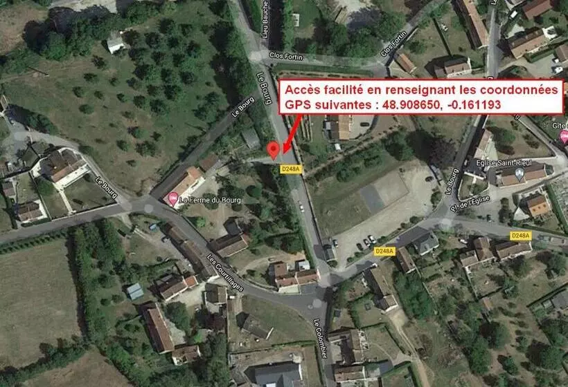 ベッドアンドブレックファースト La Ferme Du Bourg