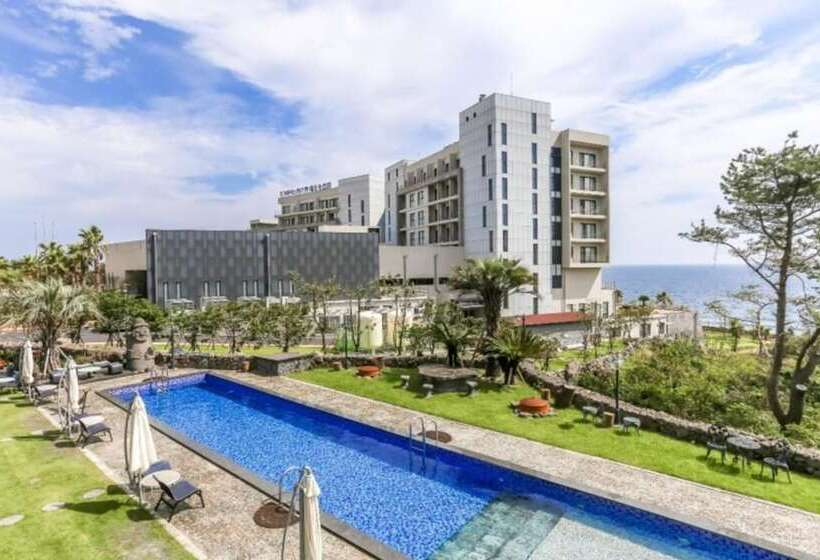 בית מלון כפרי Seogwipo Black Land Lace Spa Pension