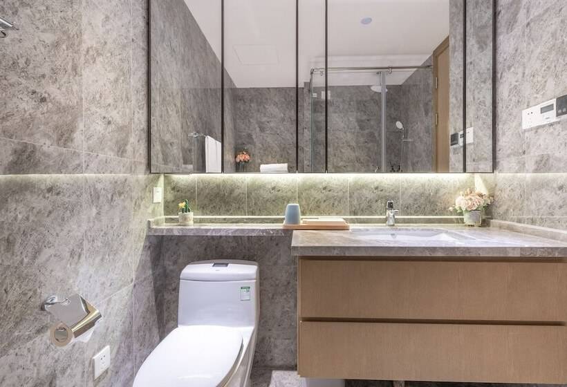 בית מלון כפרי Hangzhou Efc Wonderland Apartment   Hangzhou Alibaba T7 Branch