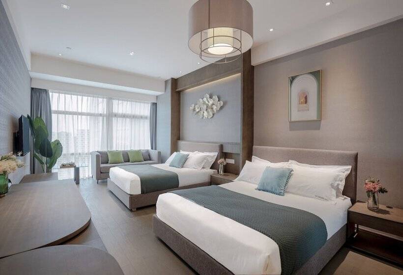 בית מלון כפרי Hangzhou Efc Wonderland Apartment   Hangzhou Alibaba T7 Branch