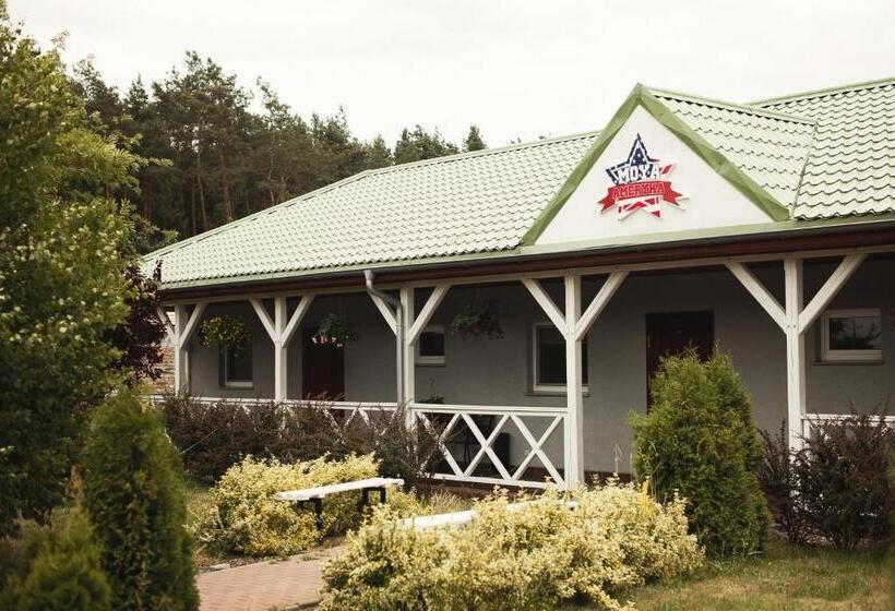 מוטל Noclegi Moya Ameryka W Dolinie Baryczy