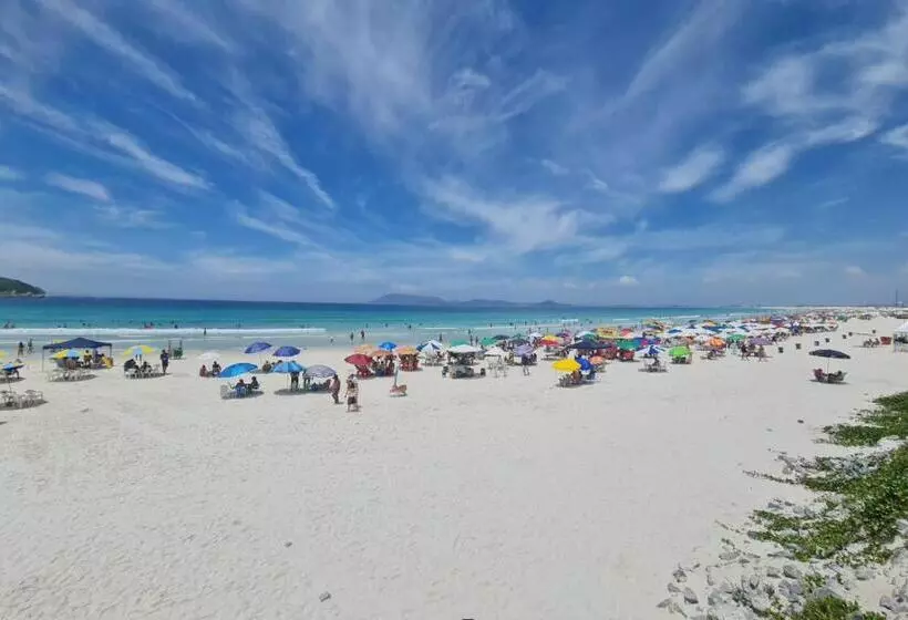 Retkeilymaja Pousada Paraíso Das Conchas Na Praia Do Peró Cabo Frio Rj
