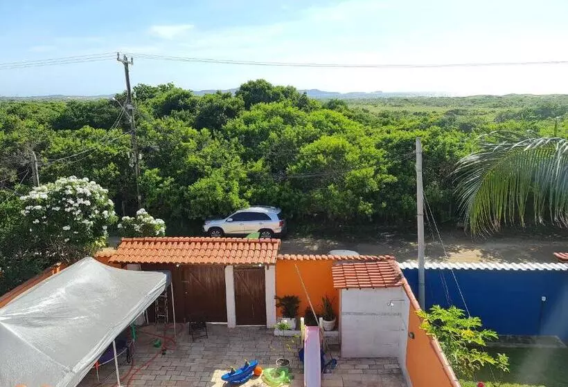 Retkeilymaja Pousada Paraíso Das Conchas Na Praia Do Peró Cabo Frio Rj