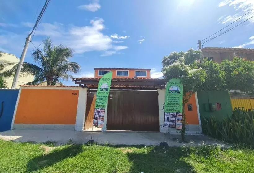 Retkeilymaja Pousada Paraíso Das Conchas Na Praia Do Peró Cabo Frio Rj